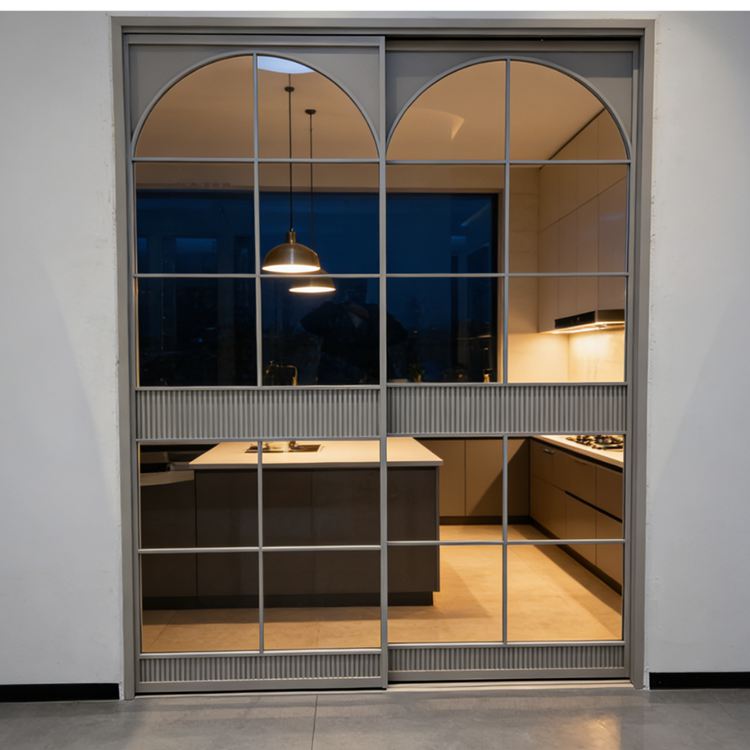 復(fù)古推拉門